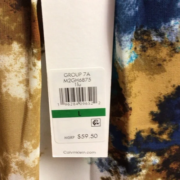 Calvin Klein Multicolor Abstract Blouse - Picture 4 of 13